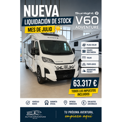 Autocaravana Sunlight V60...