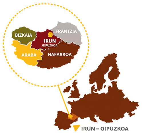 Autocaravanas Irin mapa