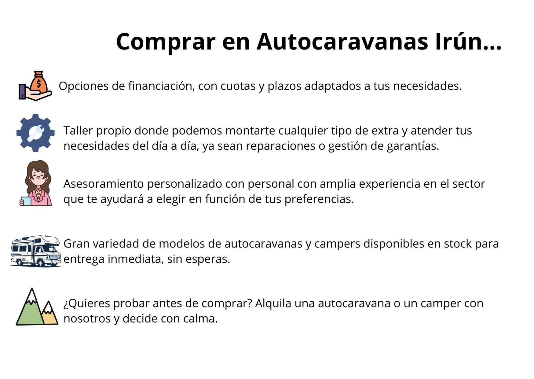 Comprar en Autocaravanas Irún