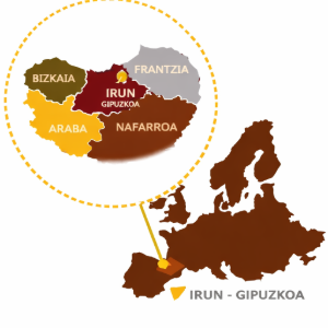 Autocaravanas Irún mapa
