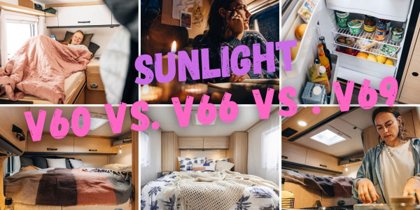 Sunlight V60 vs. V66 vs. V69: ¿cuál es tu autocaravana compacta ideal?